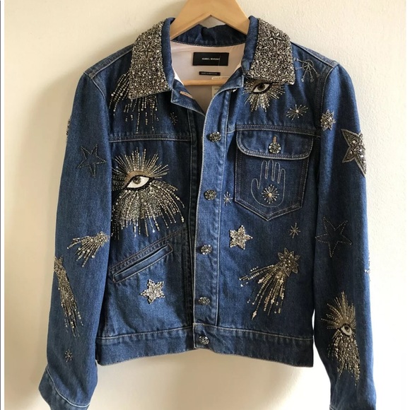 【送料&関税込】Marant Atoile Embroidered Denim Jacket Isabel Marant | Jackets & Coats | 370 Isabel Marant Eloise